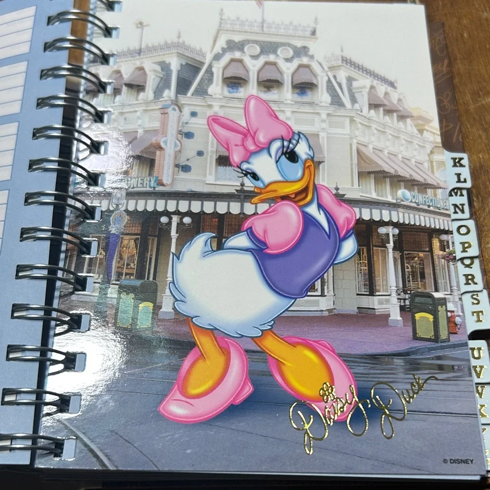 Disney Character Address Book Vintage